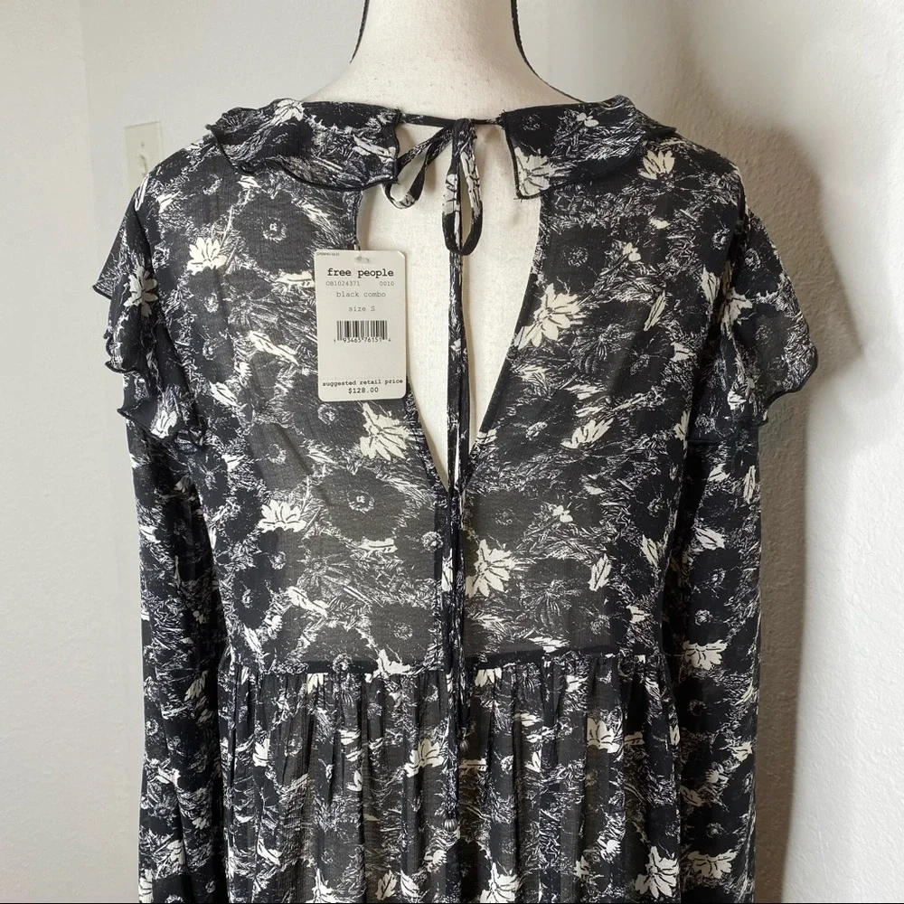 NWT Free People mini Dress tunic. Size S - Picture 6 of 15